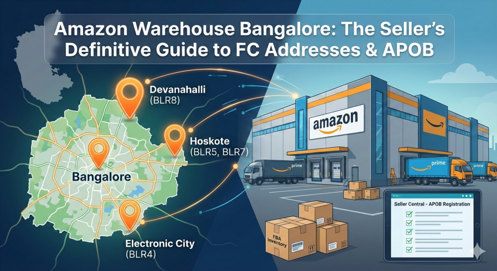 amazon banglore warehouse details for amazon sellers